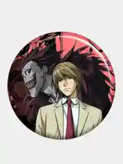Белый значки "Тетрадь смерти", "Death Note", Ягами Лайт, Эл