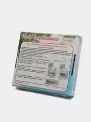 Набор для вышивания крестиком с пяльцами. Детская вышивка Новогодняя Дед Мороз