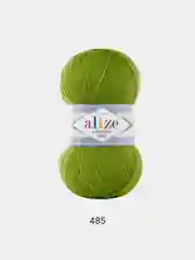 Лесной зеленый пряжа Alize Lanagold 800 Акрил 51% Шерсть 49% 100г 800м
