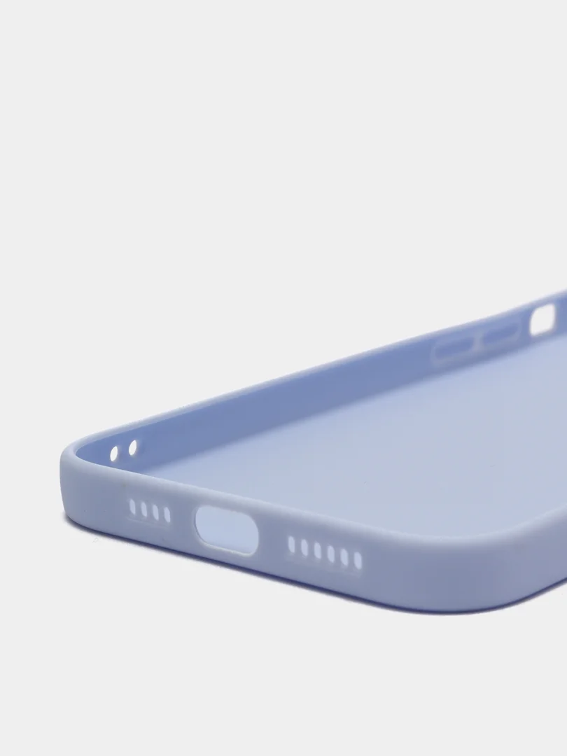 Светло-синий чехол для iPhone 12 ProMax цветной матовый