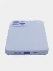 Светло-синий чехол для iPhone 12 ProMax цветной матовый