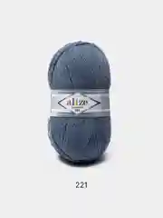 Небесно-голубой пряжа Alize Lanagold 800 Акрил 51% Шерсть 49% 100г 800м