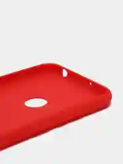 Красный чехол для Huawei Honor 8A/Y6 2019 силиконовый матовый однотонный