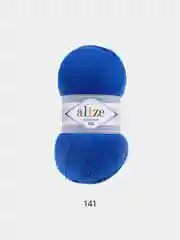 Синий пряжа Alize Lanagold 800 Акрил 51% Шерсть 49% 100г 800м