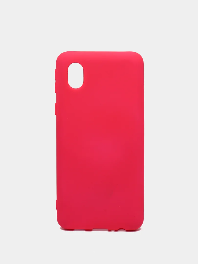 Фуксия чехол Siliconе Case для Samsung A01 Core Samsung M01 самсунг А01 коре самсунг М01