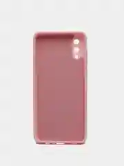 Розовый чехол Silicone Cover для Samsung Galaxy A02, силиконовый