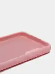 Розовый чехол Silicone Cover для Samsung Galaxy A02, силиконовый
