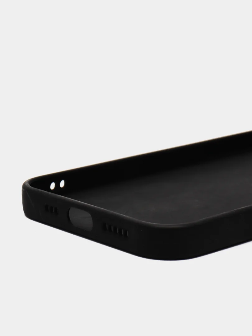 Черный чехол для iPhone 12 Pro цветной матовый