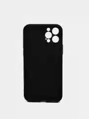 Черный чехол для iPhone 12 Pro цветной матовый
