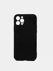 Черный чехол для iPhone 12 Pro цветной матовый