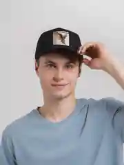 Черный кепка сетчатая