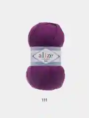 Аметистовый пряжа Alize Lanagold 800 Акрил 51% Шерсть 49% 100г 800м