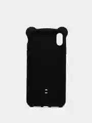 Черный чехол Baseus Bear Silicone Case Apple iPhone X, XS, XS Max с ремешком