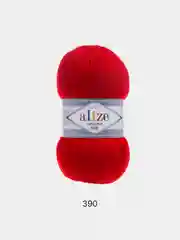 Алый пряжа Alize Lanagold 800 Акрил 51% Шерсть 49% 100г 800м