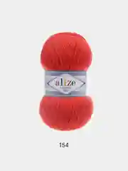 Коралловый пряжа Alize Lanagold 800 Акрил 51% Шерсть 49% 100г 800м