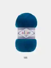 Лазурный пряжа Alize Lanagold 800 Акрил 51% Шерсть 49% 100г 800м