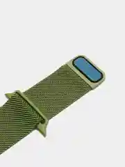 Зеленый ремешок Миланская петля Apple Watch 1, 2, 3, 4, 5, 6, SE, 7,  38, 40, 41, 42, 44, 45 мм