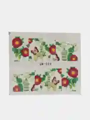 Коралловый меланж слайдеры маникюрные для дизайна ногтей, на любой фон, 64 x 53 мм