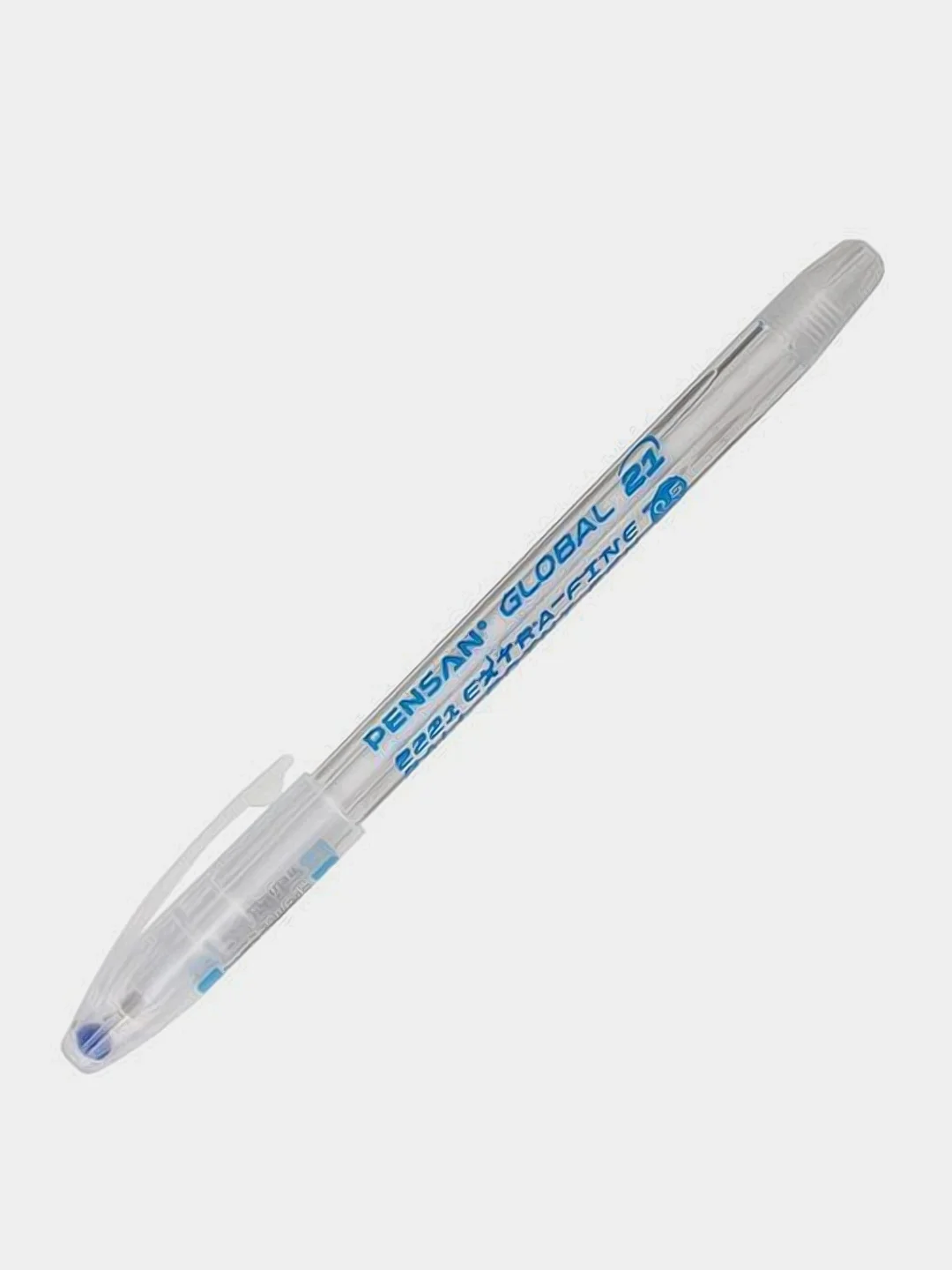 Ручка шариковая Pensan Global-21, цвет чернил синий, 12 штук, линия 0,3 мм