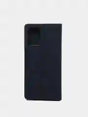 Синий чехол-книжка для Samsung A72 из нубука Super Creative