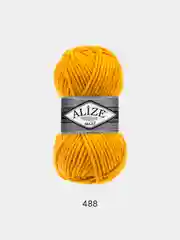 Горчичный пряжа Alize Superlana Maxi 75% Акрил 25% Шерсть 100г 100м (Часть 2)