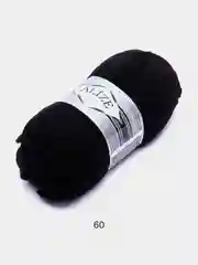 Черный пряжа Alize Superlana Maxi 75% Акрил 25% Шерсть 100г 100м (Часть 2)