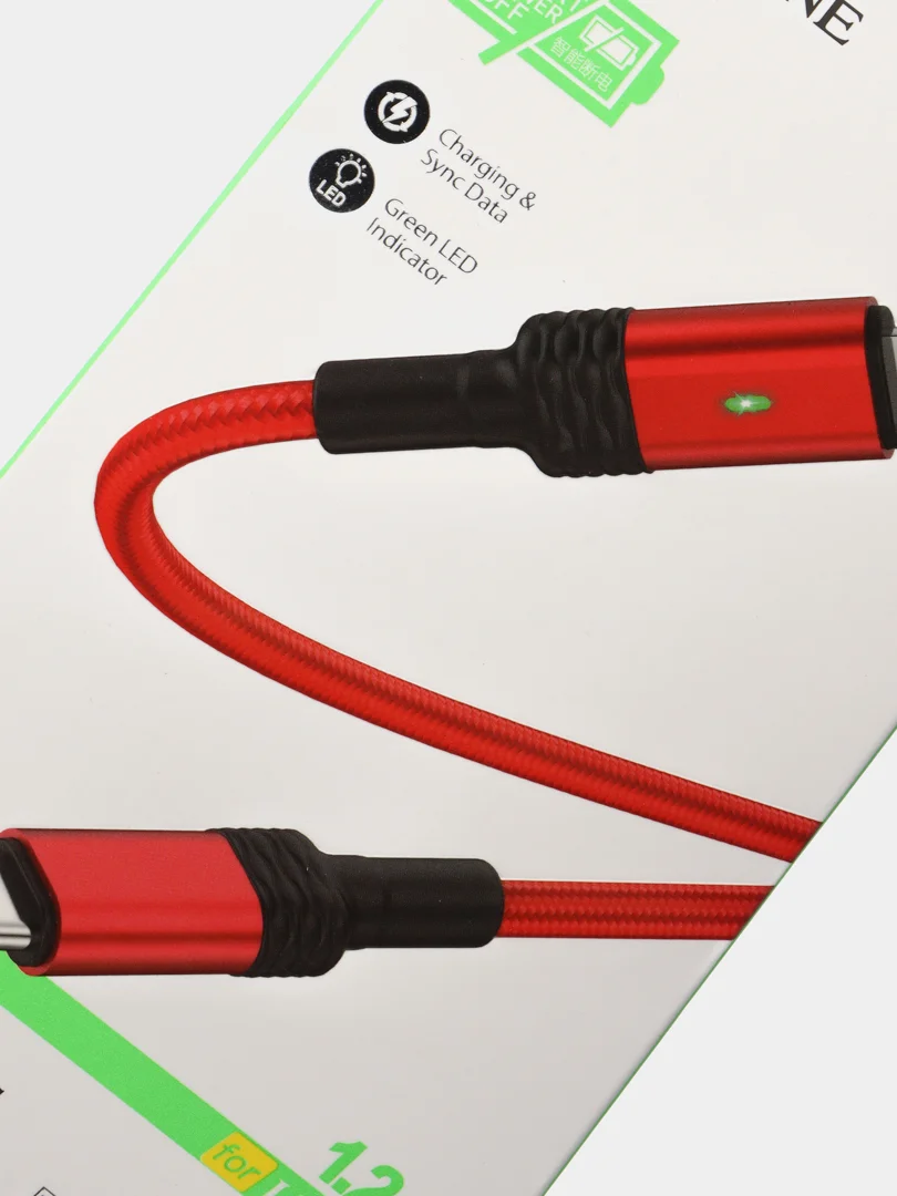 Черный usb-кабель BOROFONE BU30 Lightning / Type-C-Lightning, для Android и Apple iPhone