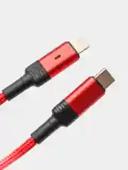 Черный usb-кабель BOROFONE BU30 Lightning / Type-C-Lightning, для Android и Apple iPhone