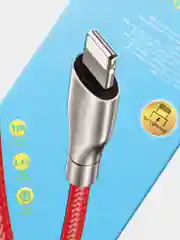 Красный кабель для зарядки и передачи данных BOROFONE BX45, Lightning, 2.4A, 1 м