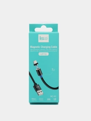 USB-Кабель магнитный ISA MC-02 для зарядки и передачи данных Lightning, 1,2 м, 2.0A