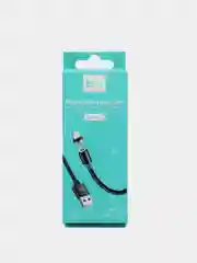 Черный usb-кабель магнитный ISA MC-02 для зарядки и передачи данных Lightning, 1,2 м, 2.0A