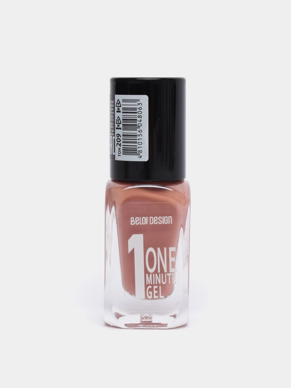Belor Design/Лак для ногтей "One minute gel", тон:209,   10 мл