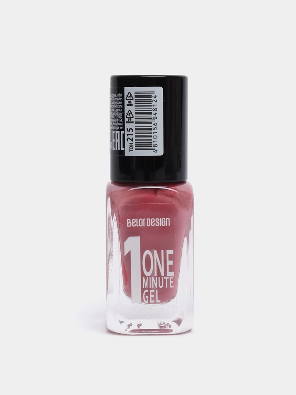 Belor Design/Лак для ногтей "One minute gel", тон:215,   10 мл