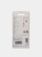Белый зарядное устройство Borofone BA25A + кабель Type-C/Lightning/ 3A, 5V