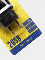 Черный зарядное устройство Borofone BA25A + кабель Type-C/Lightning/ 3A, 5V