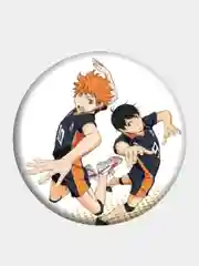 Бежевый меланж значки, "Волейбол", Haikyu,  пины, аниме, манга, на шоппер, на рюкзак