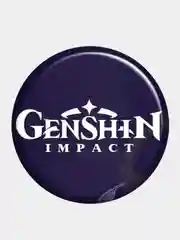 Багровый значки, пины, "Genshin Impact", игра, аниме, на шоппер, на рюкзак