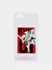 Алый чехол аниме "Evangelion neon genesis" для iPhone 6/6s 7/8 Plus XR 11 12
