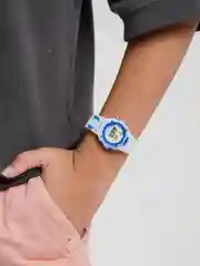 Синий часы детские, наручные, электронные