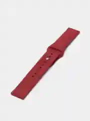 Бордовый ремешок силиконовый с кнопкой для Xiaomi / Amazfit Bip / Samsung / Huawei, 20 мм