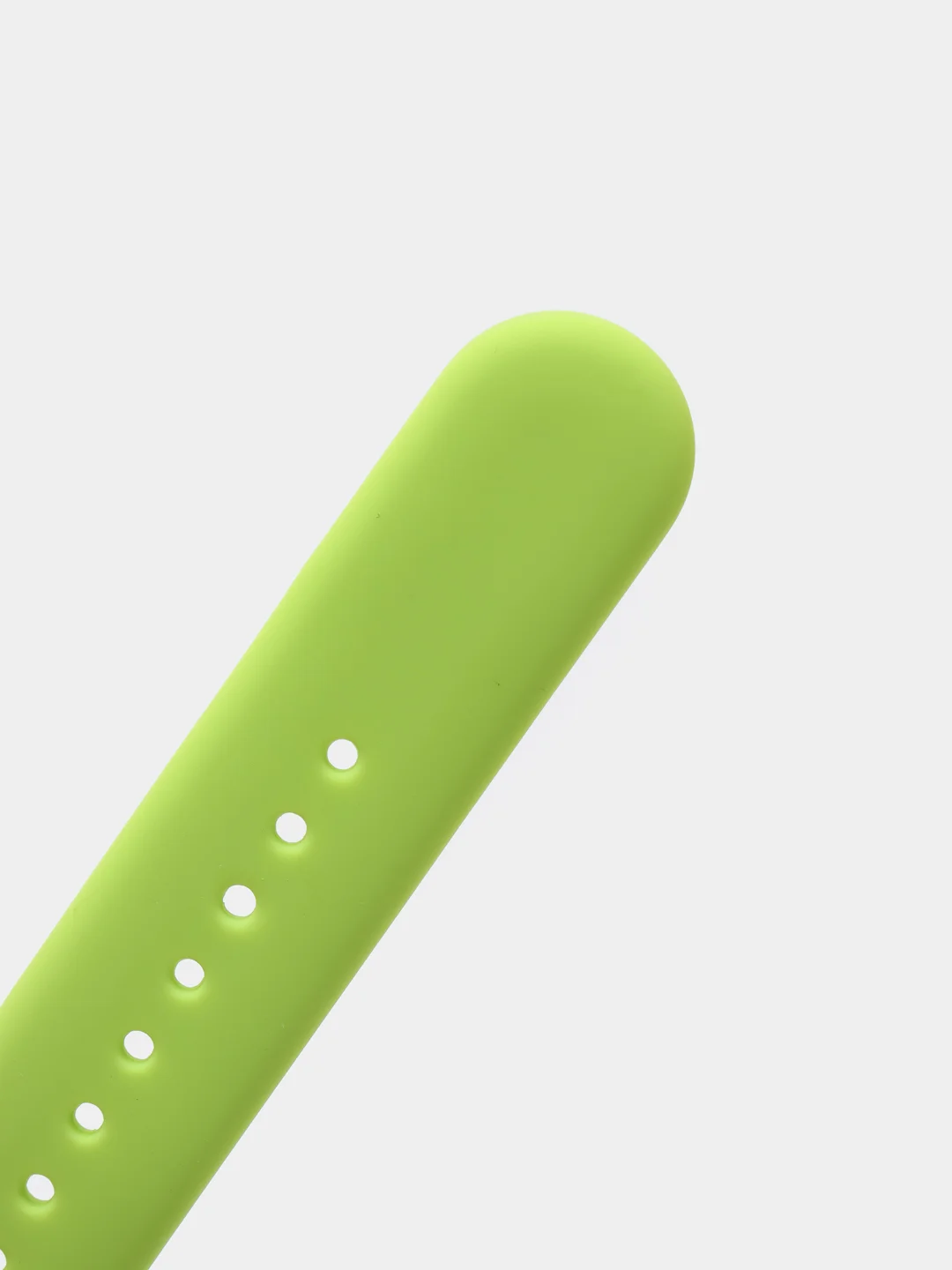Салатовый ремешок силиконовый с кнопкой для Xiaomi / Amazfit Bip / Samsung / Huawei, 20 мм
