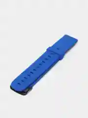 Синий силиконовый ремешок для Xiaomi Amazfit Bip / Samsung / Huawei, 20 мм, с застежкой
