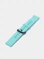 Бирюзовый силиконовый ремешок для Xiaomi Amazfit Bip / Samsung / Huawei, 20 мм, с застежкой