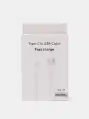 Белый кабель Type-C для зарядки, белый, 5 А