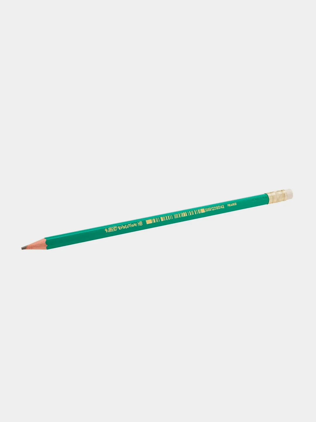 Карандаш чернографитный с ластиком BIC Evolution, HB, 12 штук, 880479