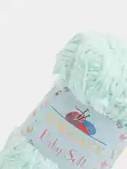 Небесно-голубой пряжа плюшевая Himalaya "Baby Soft", 100% полиэстер, 115 м, 50 г
