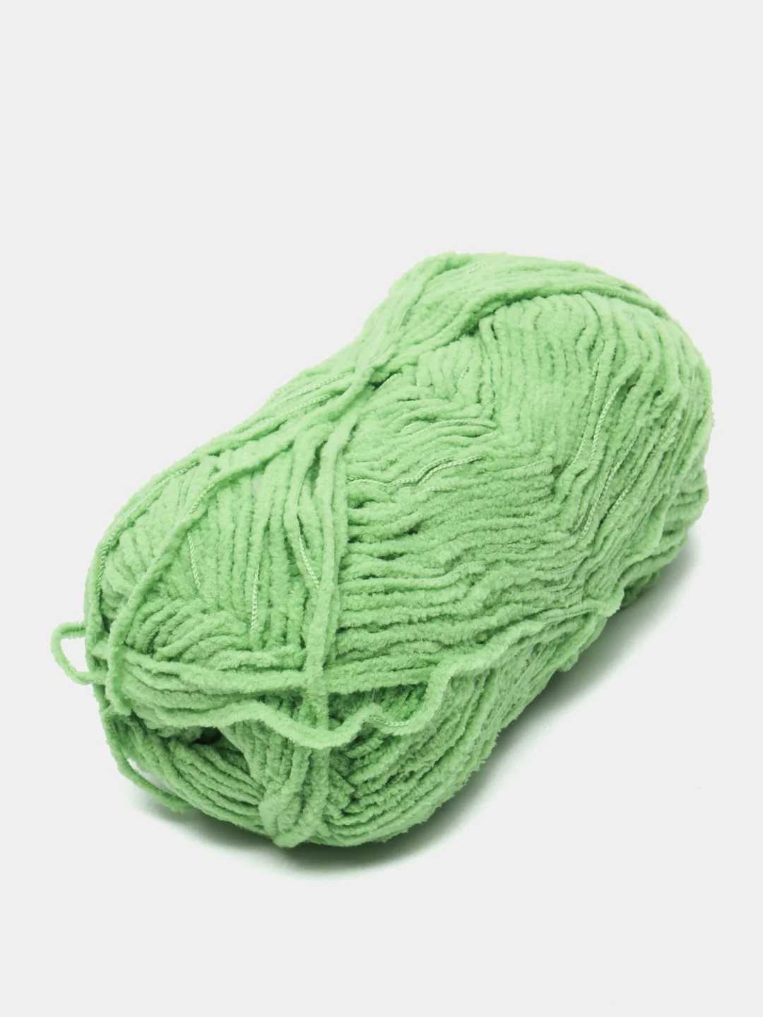Зеленый пряжа плюшевая Himalaya "Baby Soft", 100% полиэстер, 115 м, 50 г