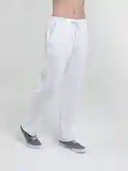 Белый мужские летние брюки