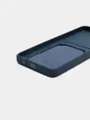 Синий чехол на Samsung Galaxy A22 M32 M22 A12 / M12 / A32 с карманом для карты и мягкой вставкой