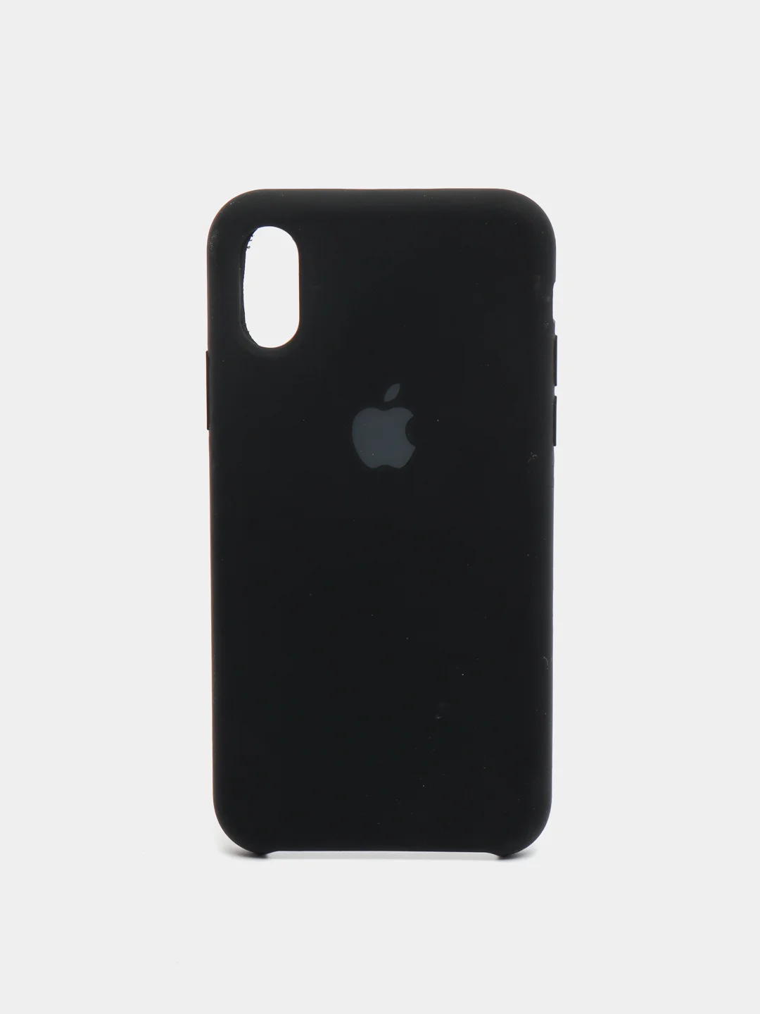 Черный защитный силиконовый чехол для iPhone X iPhone 10, с яблоком